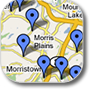 View Map of Condo and Townhouse/Townhomes Communities in Morris County New Jersey
